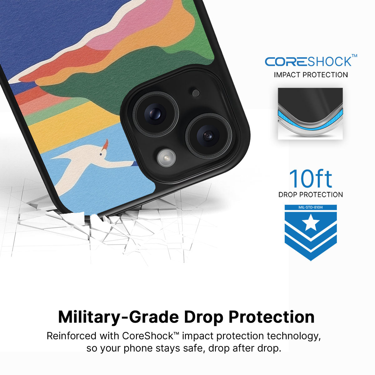 Joy Beach - iPhone 15 Case #case type_core (magsafe), #case type_core (non magsafe)