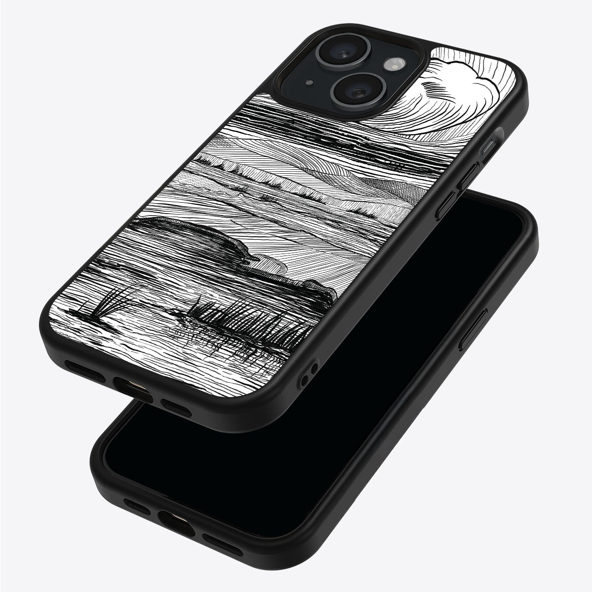 Linear Landscape - iPhone 15 Case #case type_core (magsafe), #case type_core (non magsafe)