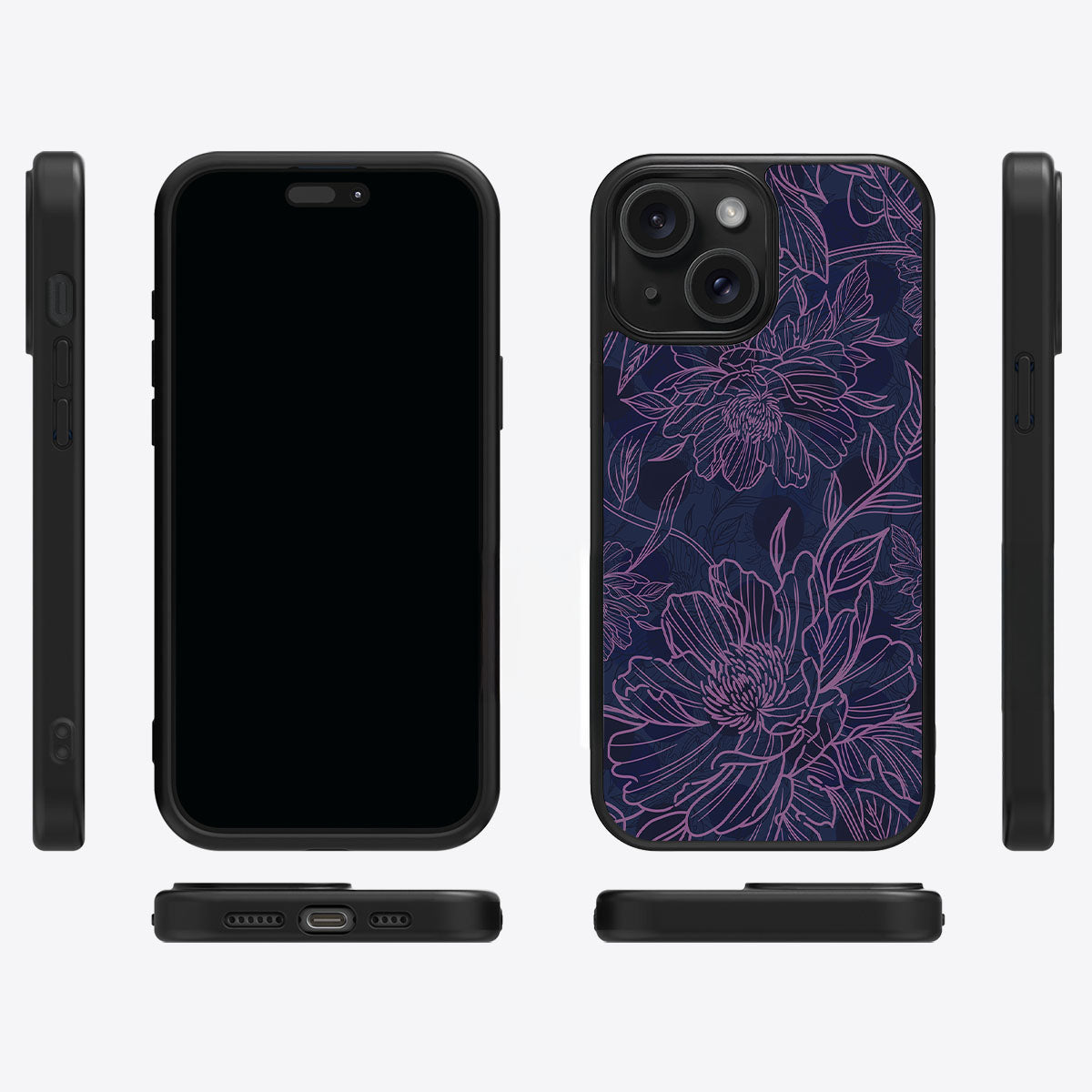 Luminous Blooms - iPhone 15 Case #case type_core (magsafe), #case type_core (non magsafe)