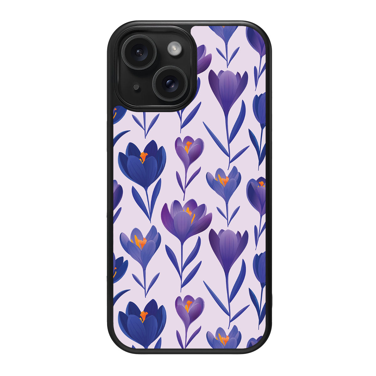 Midnight Crocus - iPhone 15 Case #case type_core (magsafe), #case type_core (non magsafe)