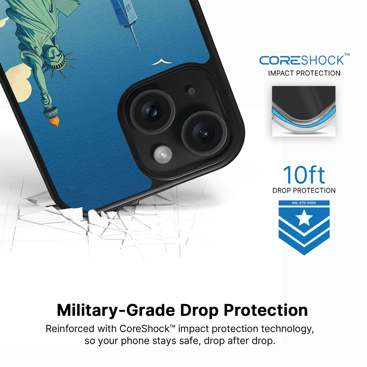 Newyork - iPhone 15 Case #case type_core (magsafe), #case type_core (non magsafe)