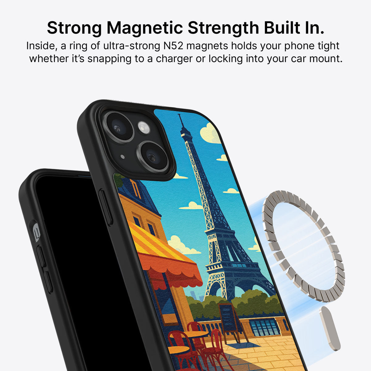 Paris - iPhone 15 Case #case type_core (magsafe)