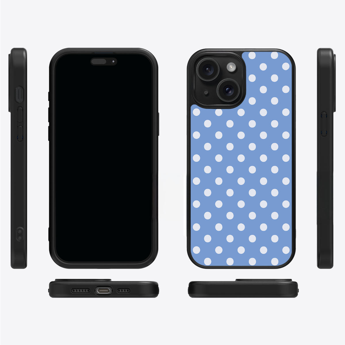 Pasty Twister iPhone 15 case cover – multi-angle view
