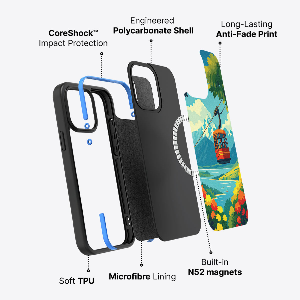 Queenstown - iPhone 15 Case #case type_core (magsafe)