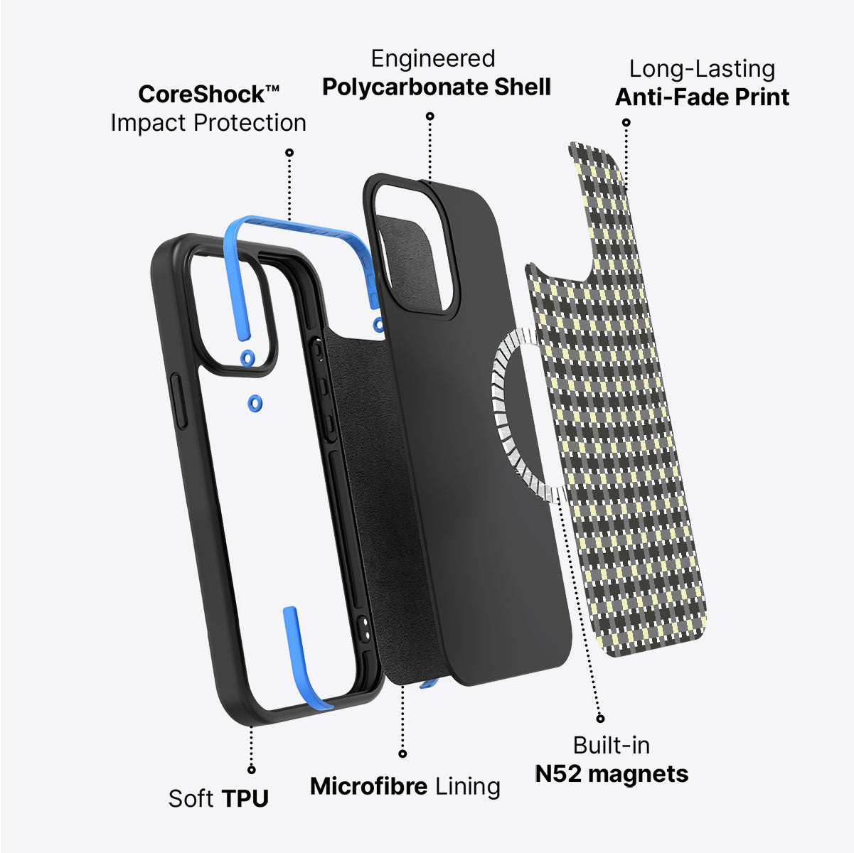 Sea of Pearls - iPhone 15 Case #case type_core (magsafe)