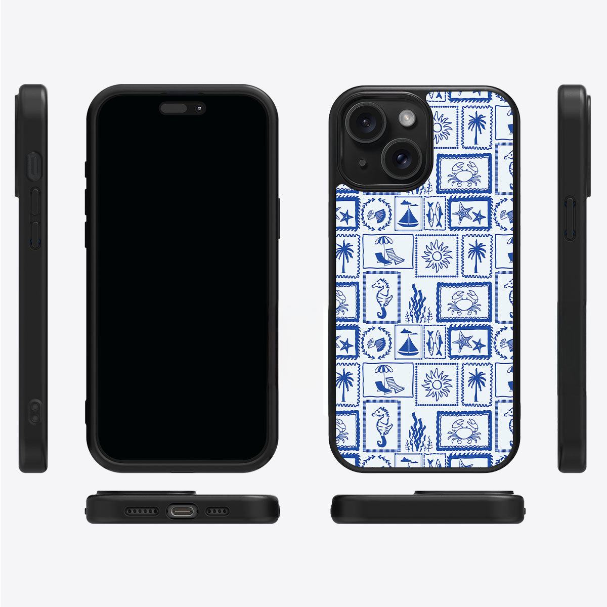 Seaside Sketches - iPhone 15 Case #case type_core (magsafe), #case type_core (non magsafe)