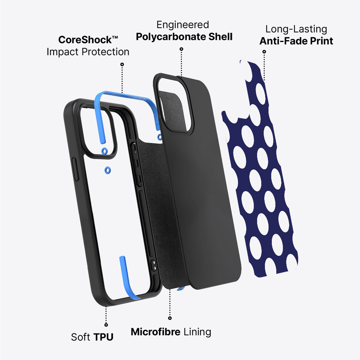 Sighting Moons - iPhone 15 Case #case type_core (non magsafe)