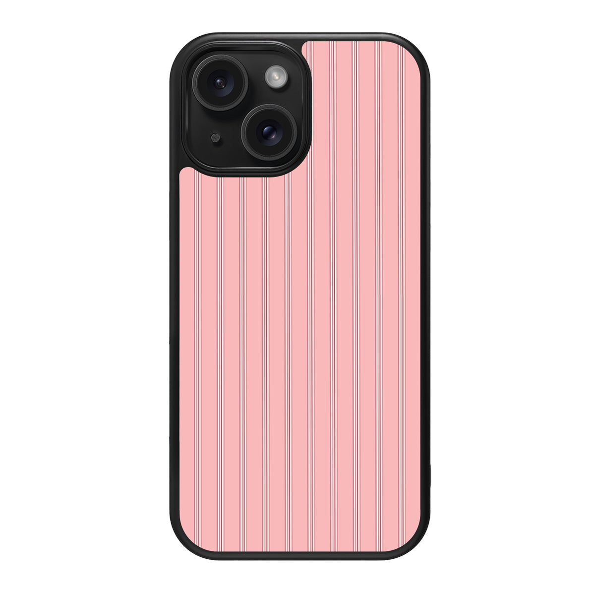 Sorbet Pinstripe design back view – iPhone 15 case