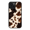 Cowhide Designer iPhone 15 Case – Swiss Cow | MagSafe