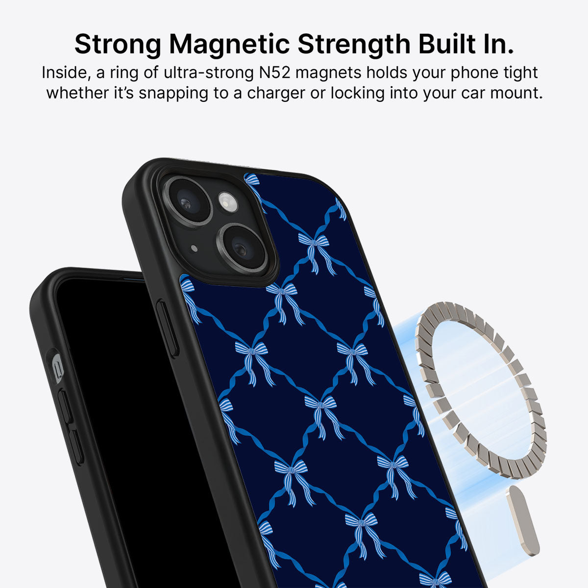 Azure Elegance - iPhone 15 Plus Case