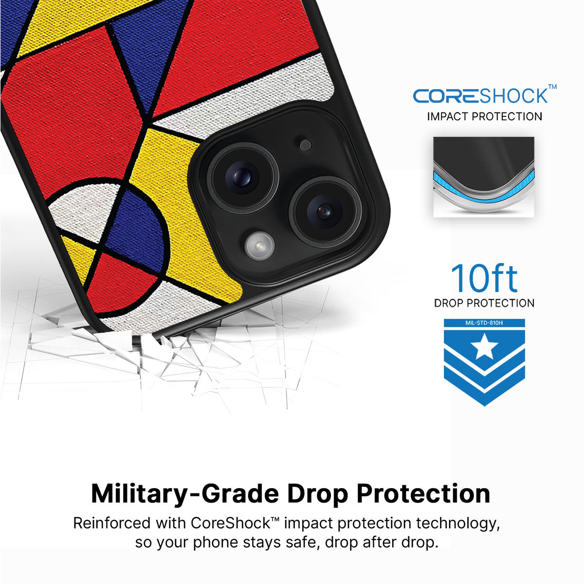 Bauhaus Proper - iPhone 15 Plus Case #case type_core (magsafe), #case type_core (non magsafe)