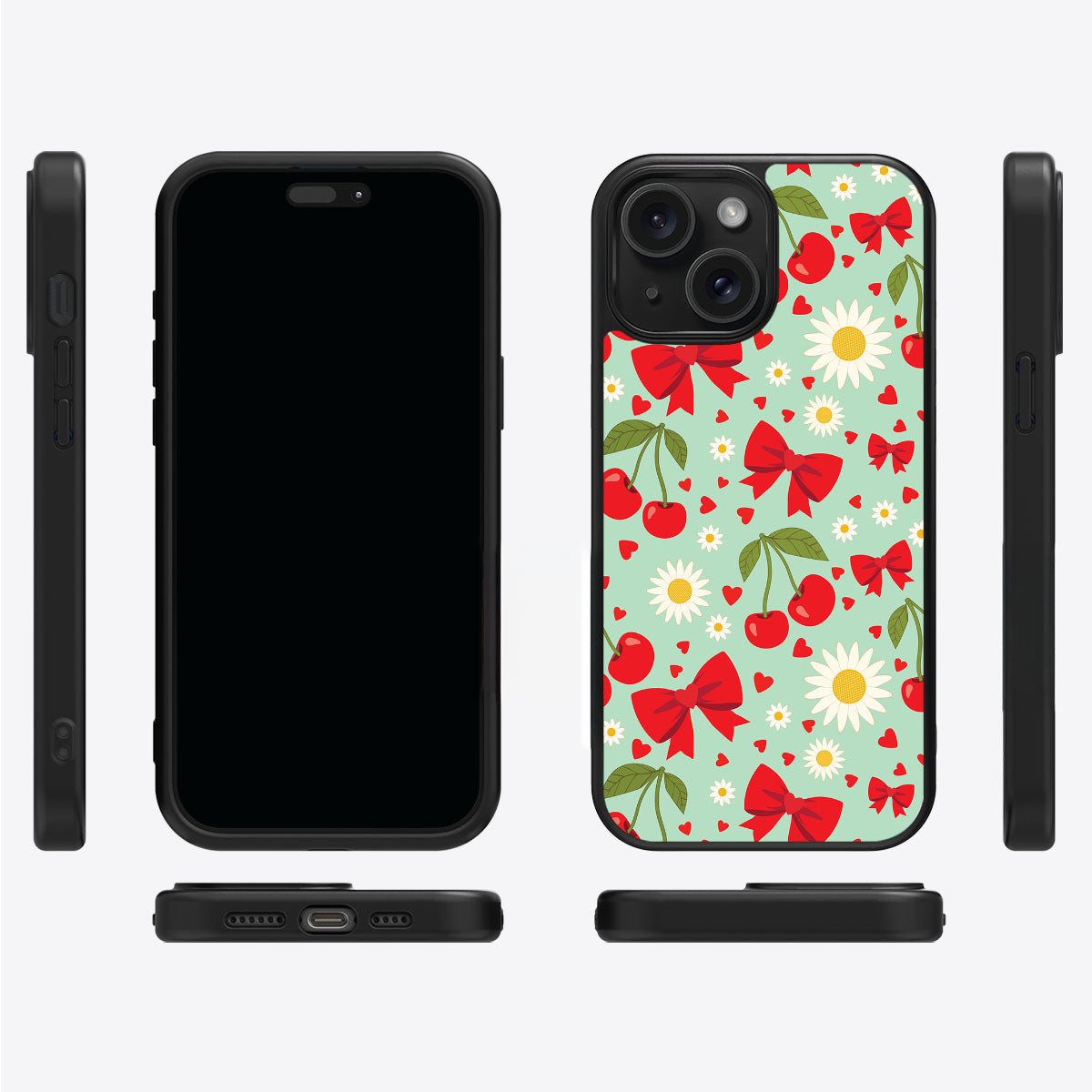 Blushing Bows - iPhone 15 Plus Case #case type_core (magsafe), #case type_core (non magsafe)