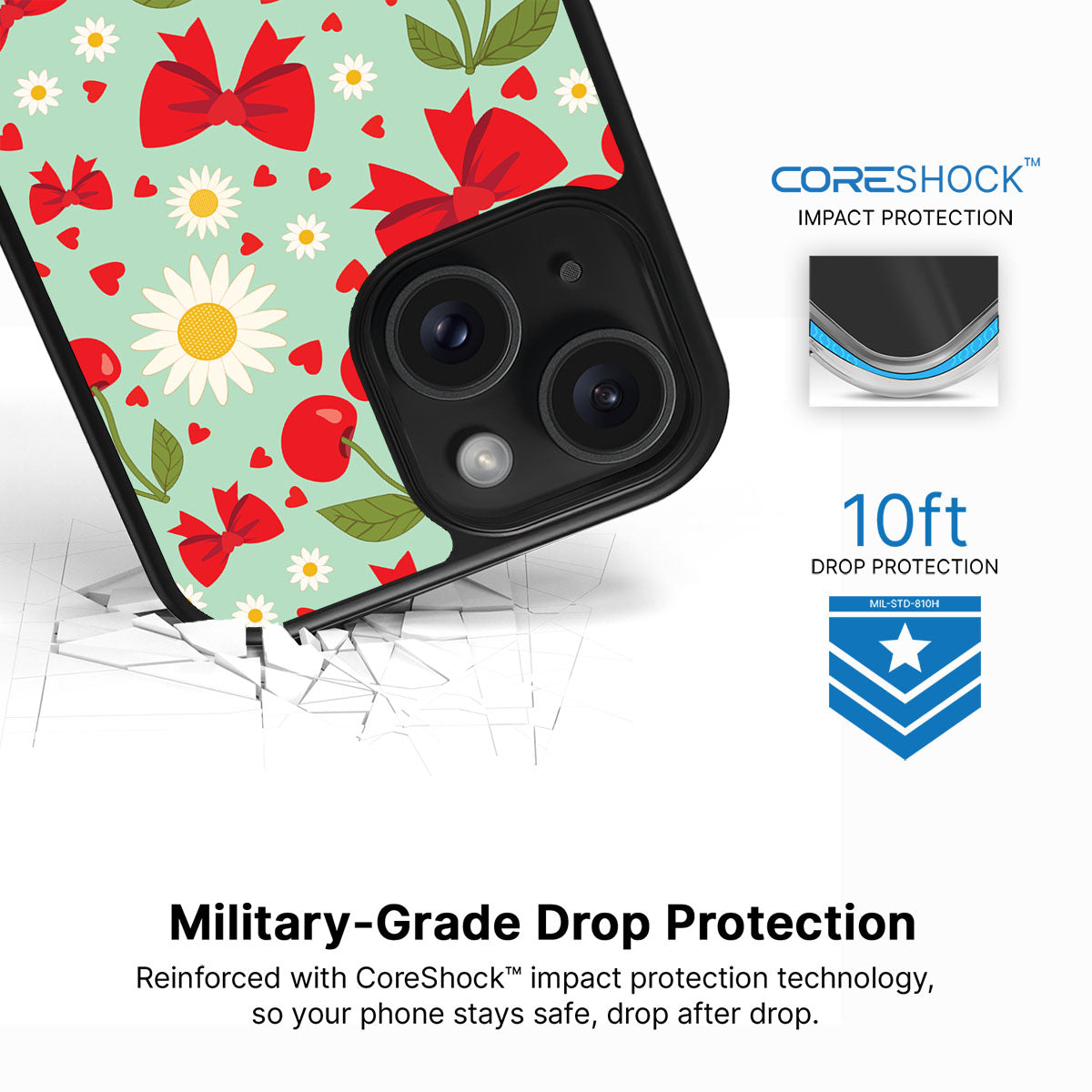 Blushing Bows - iPhone 15 Plus Case #case type_core (magsafe), #case type_core (non magsafe)