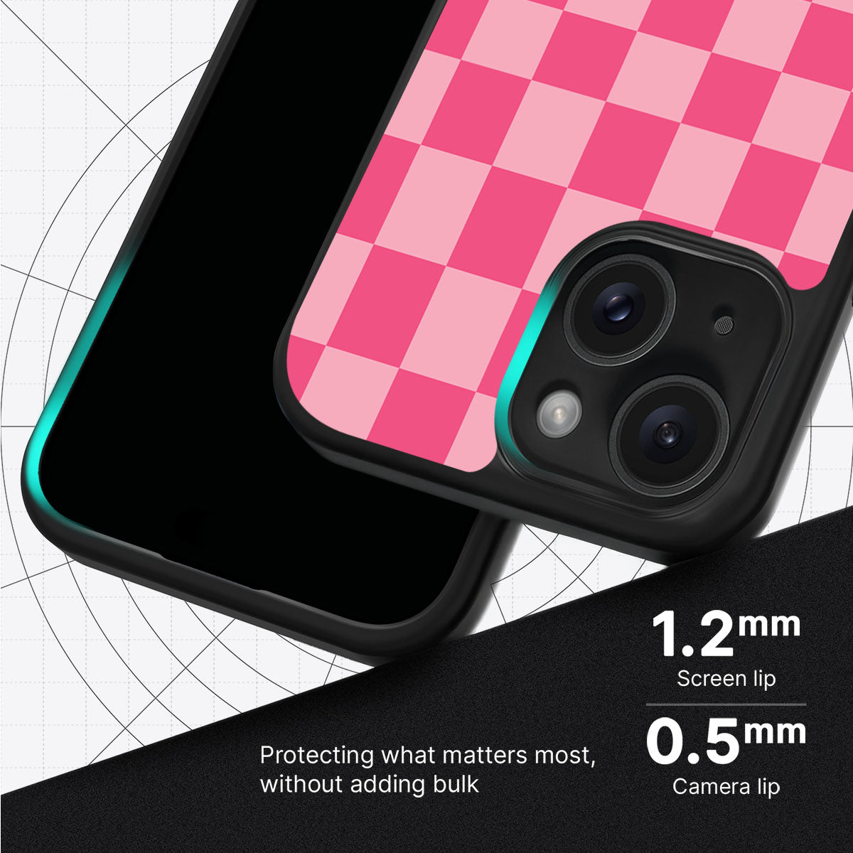 Candy Check slim iPhone 15 Plus phone case