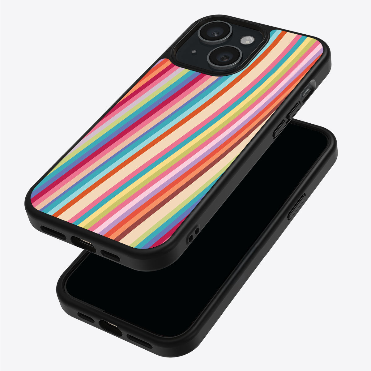 Candy Stripe - iPhone 15 Plus Case #case type_core (magsafe), #case type_core (non magsafe)
