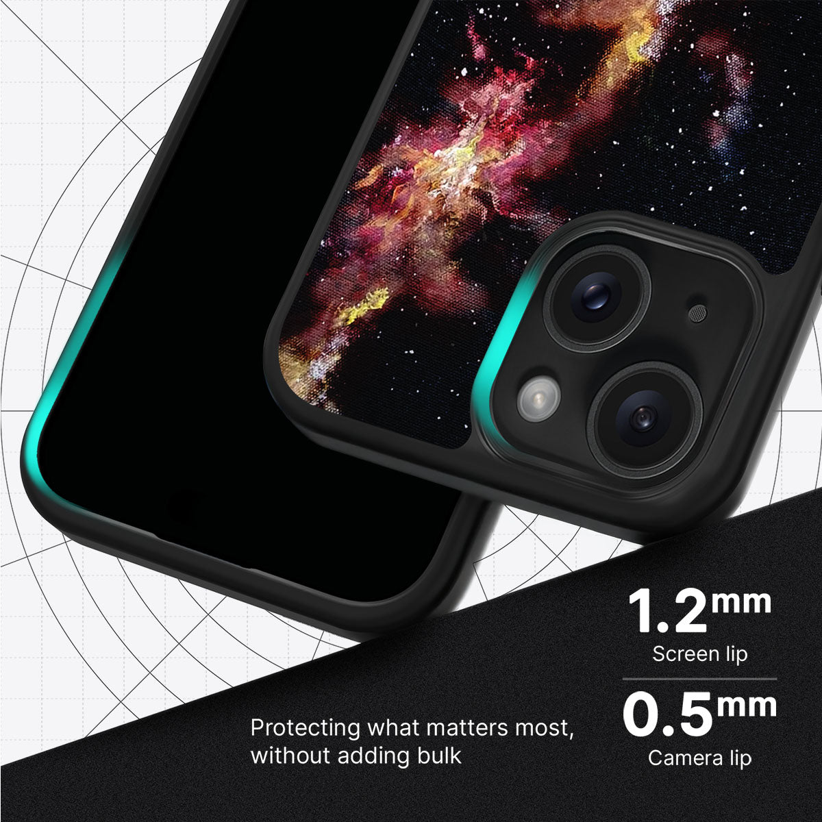 Cosmic Flare - iPhone 15 Plus Case #case type_core (magsafe), #case type_core (non magsafe)