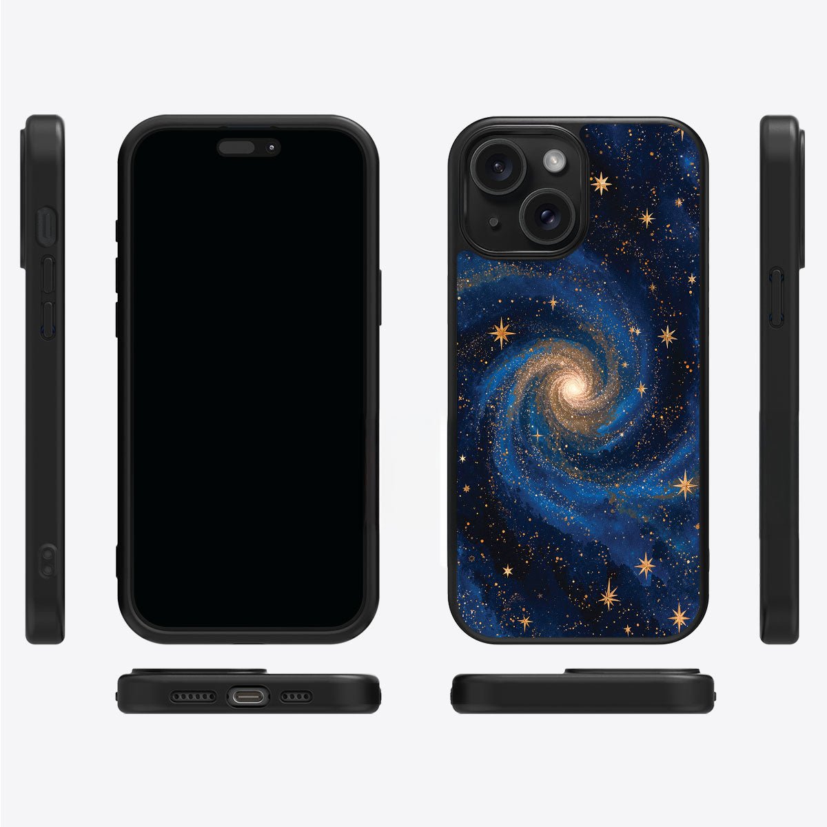 Galaxy Designer iPhone 15 Plus Case – Cosmic Tide | MagSafe