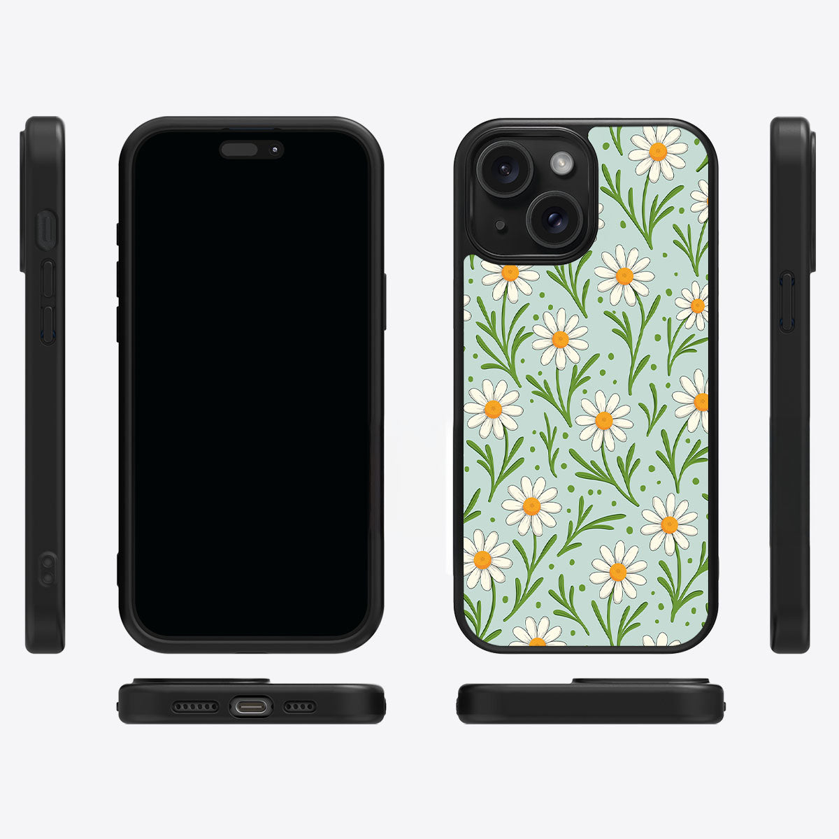 Daisy Flowers - iPhone 15 Plus Case #case type_core (magsafe), #case type_core (non magsafe)