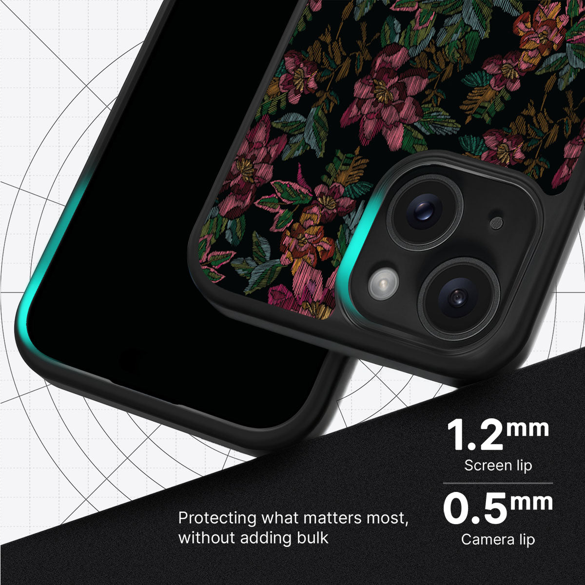 Floral Tapestry - iPhone 15 Plus Case #case type_core (magsafe), #case type_core (non magsafe)