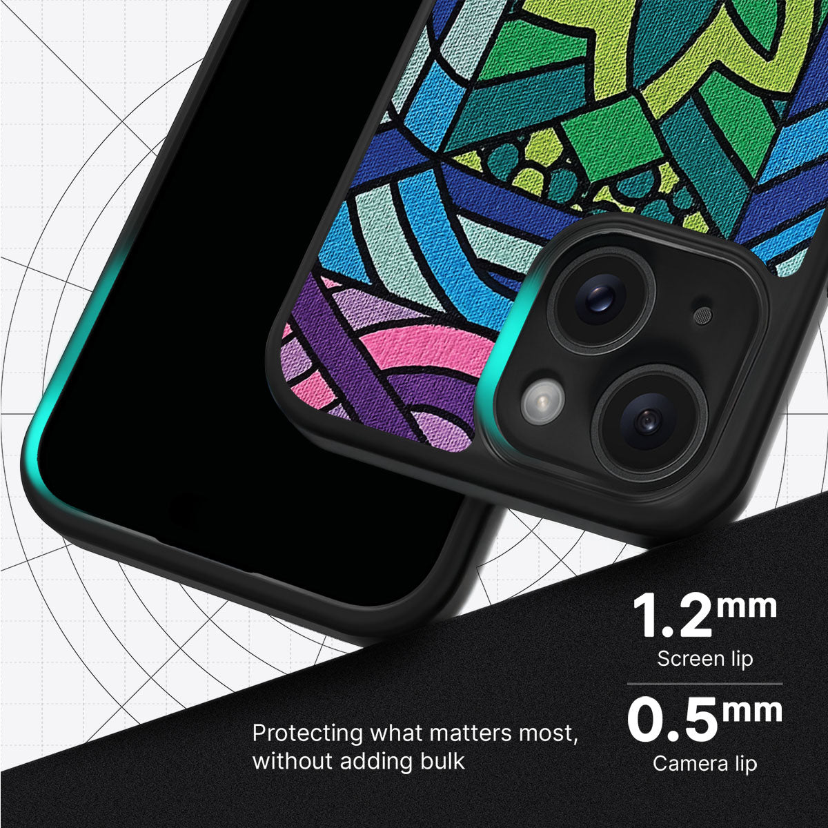 Green Flame - iPhone 15 Plus Case #case type_core (magsafe), #case type_core (non magsafe)