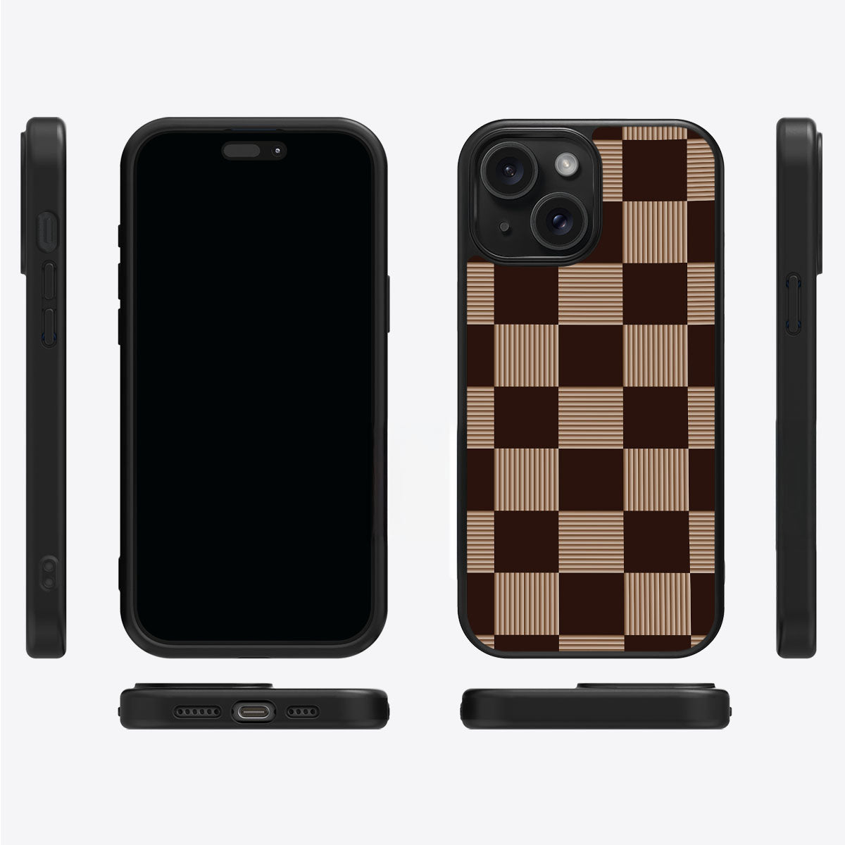 Latte Check - iPhone 15 Plus Case  #case type_core (magsafe), #case type_core (non magsafe)