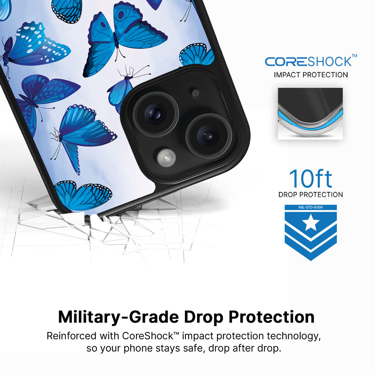 Magic Butterflies - iPhone 15 Plus Case