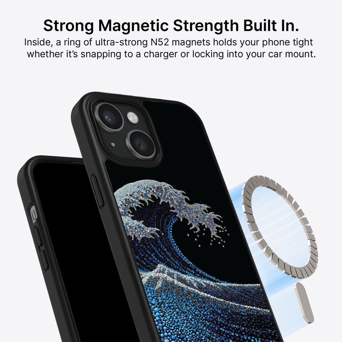 Midnight Tide - iPhone 15 Plus Case