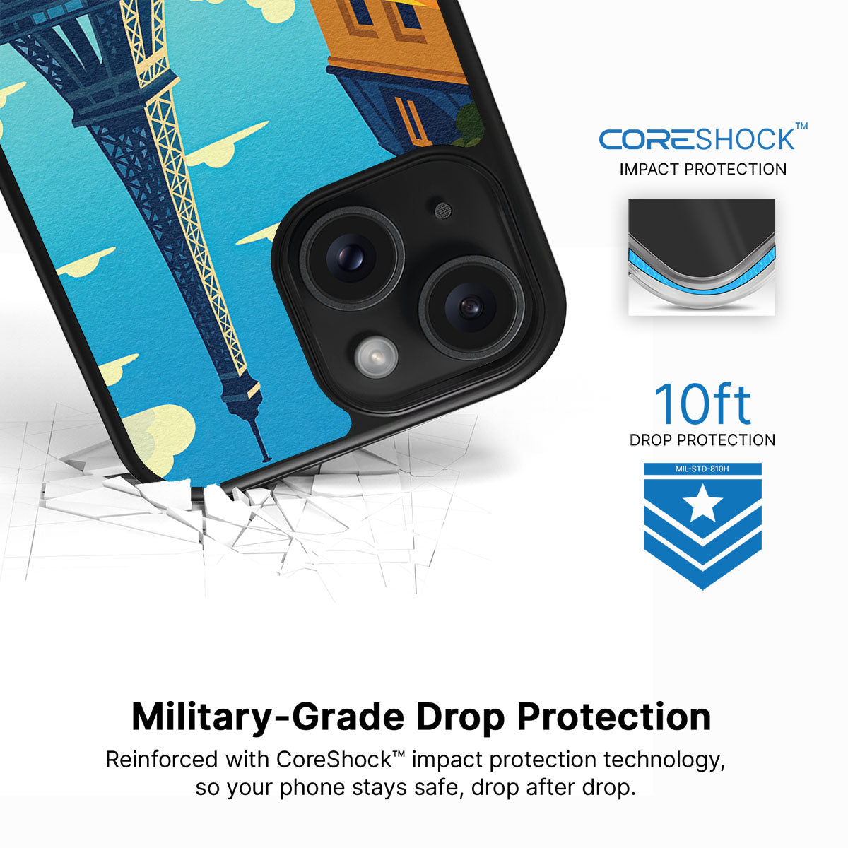 Paris - iPhone 15 Plus Case #case type_core (magsafe), #case type_core (non magsafe)