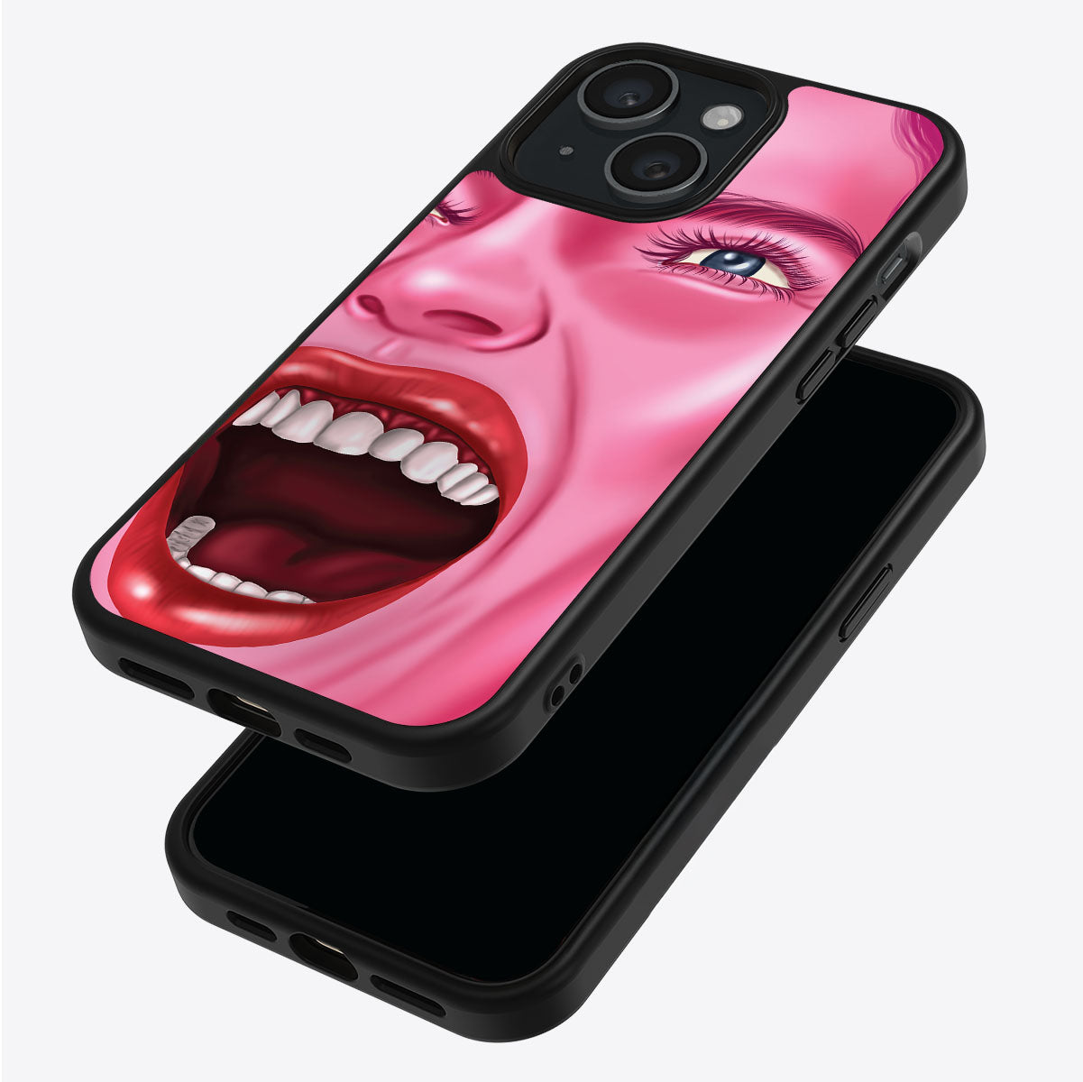 Pink Rage - iPhone 15 Plus Case #case type_core (magsafe), #case type_core (non magsafe)