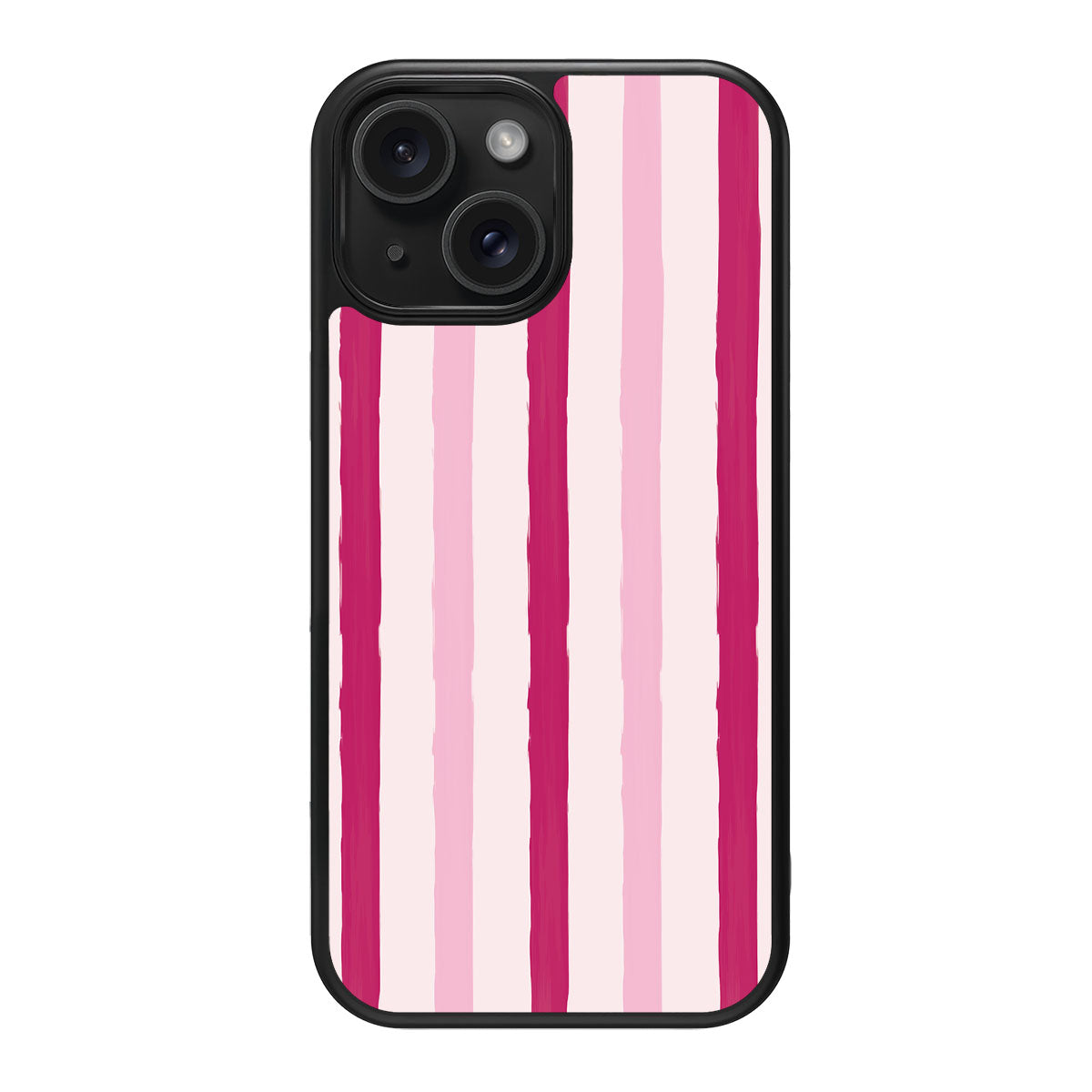 Pink Watercolor Stripes - iPhone 15 Plus Case #case type_core (magsafe), #case type_core (non magsafe)