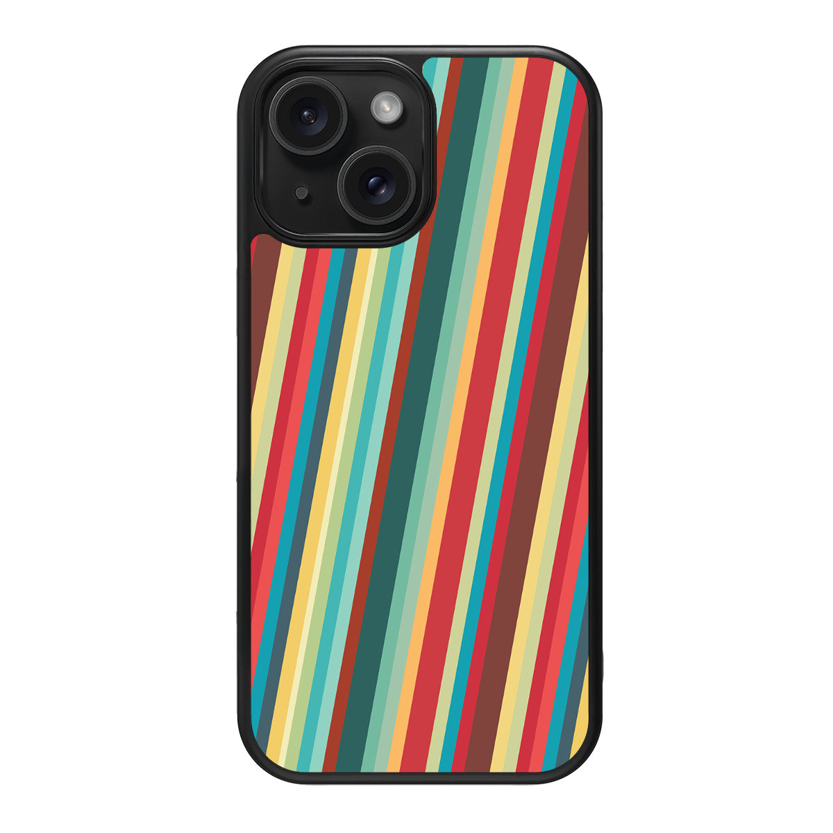 Retro Stripes - iPhone 15 Plus Case #case type_core (magsafe), #case type_core (non magsafe)