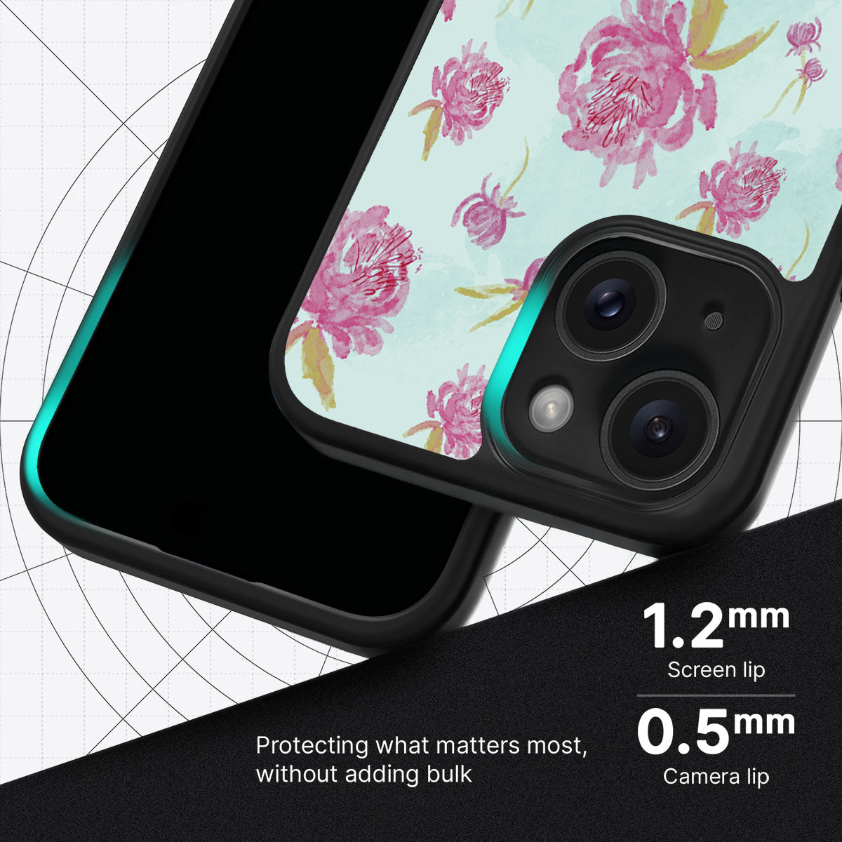 Rose Impressions - iPhone 15 Plus Case #case type_core (magsafe), #case type_core (non magsafe)