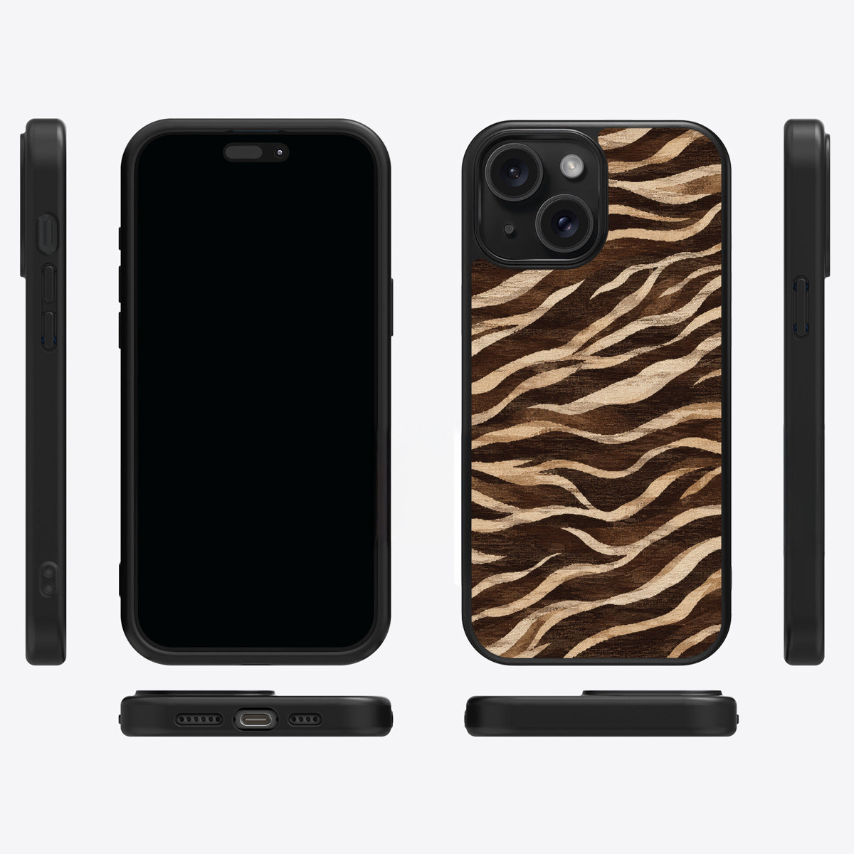 Savanna Silk iPhone 15 Plus case cover – multi-angle view