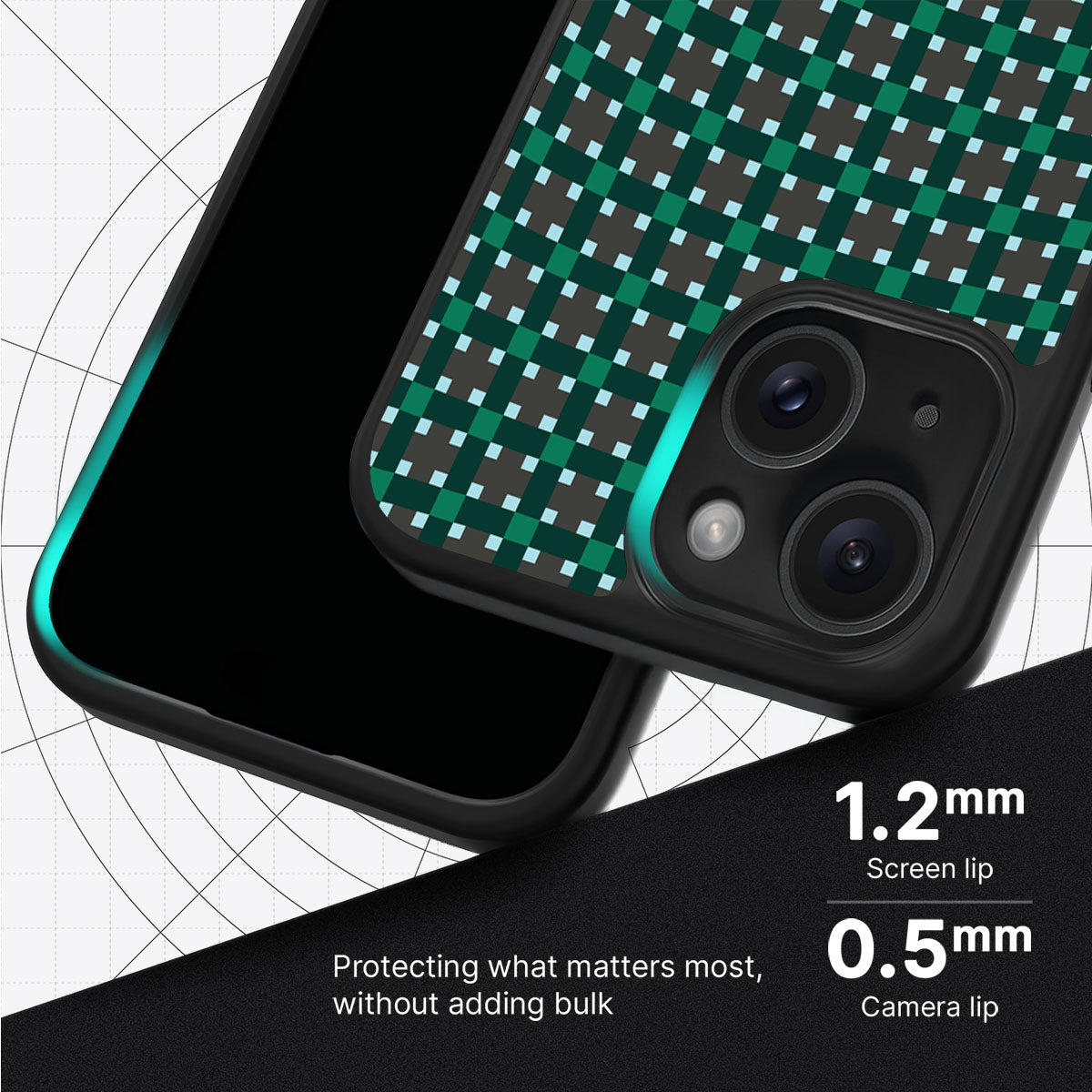 Sea of Emeralds - iPhone 15 Plus Case #case type_core (magsafe), #case type_core (non magsafe)