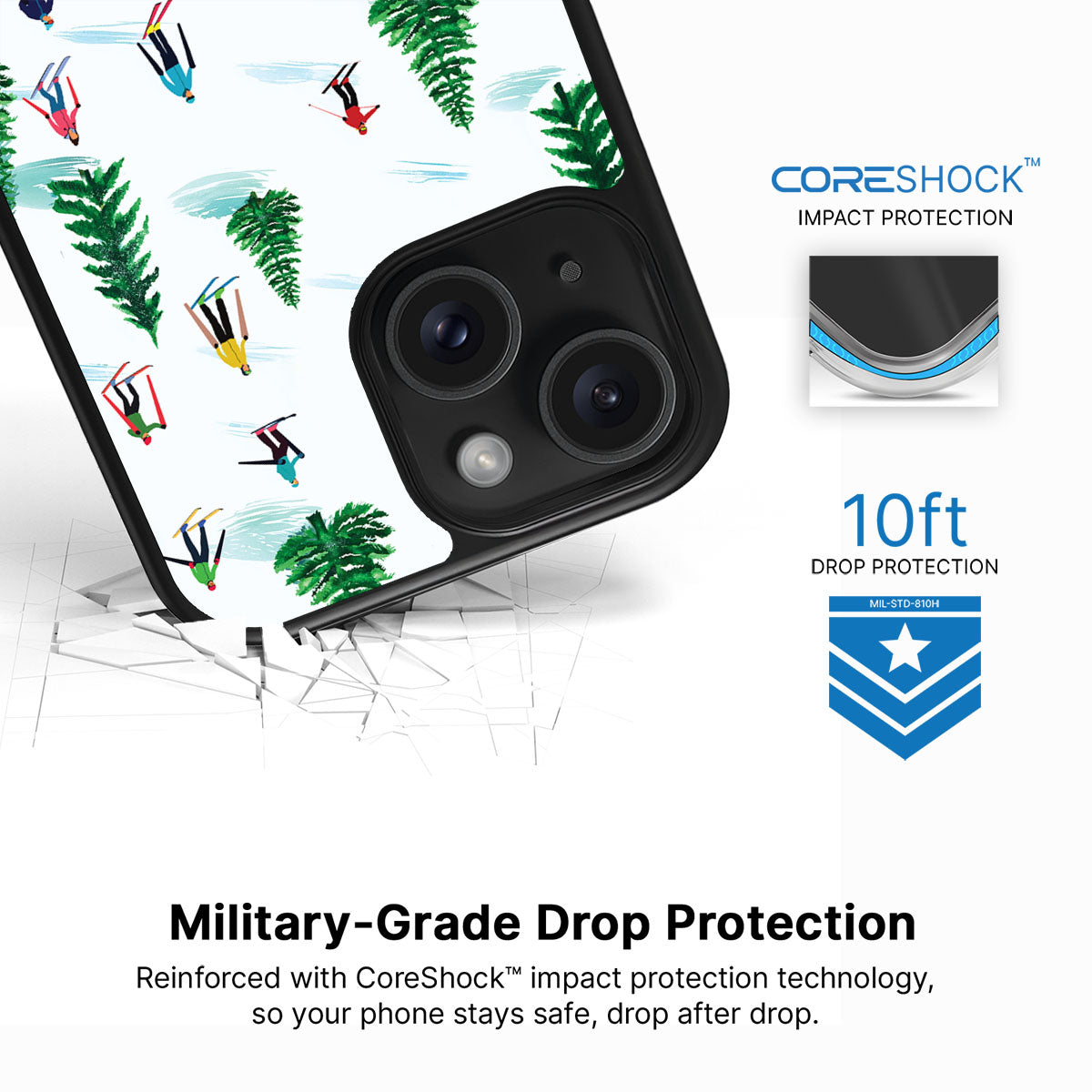 Ski Club - iPhone 15 Plus Case #case type_core (magsafe), #case type_core (non magsafe)