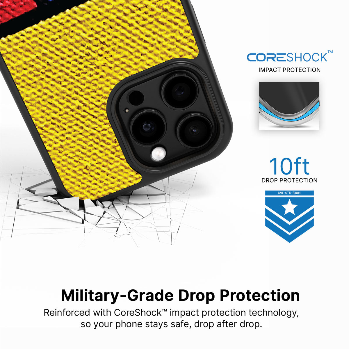 Bauhaus Blocks - iPhone 15 Pro Case #case type_core (magsafe), #case type_core (non magsafe)