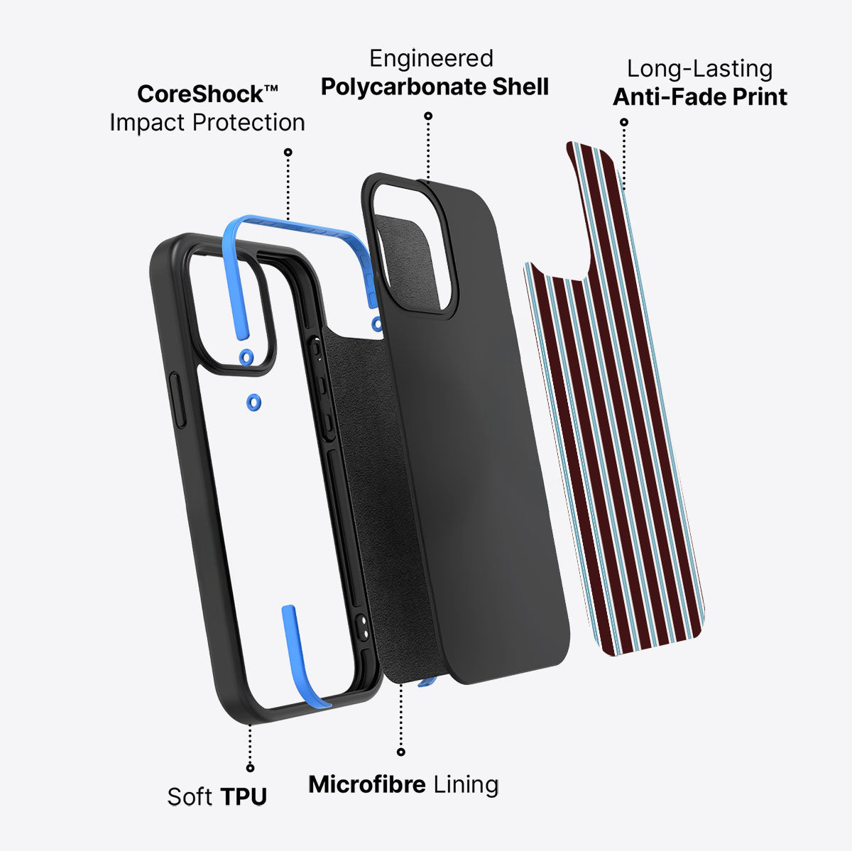 Blue Ravines - iPhone 15 Pro Case #case type_core (non magsafe)