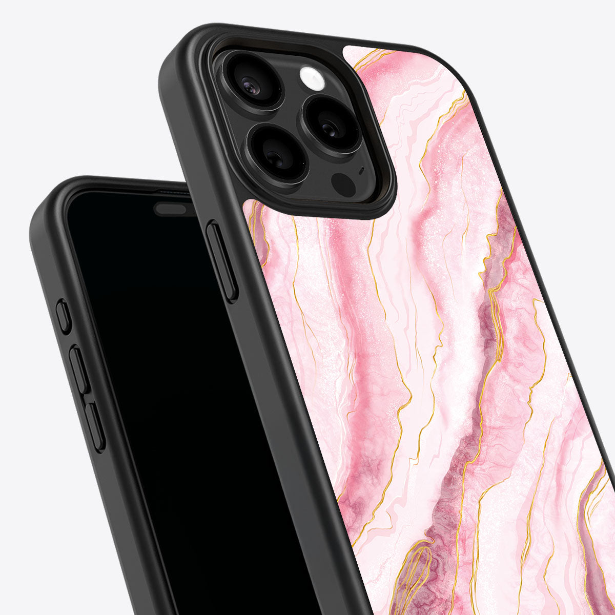 Blushed Marble - iPhone 15 Pro Case, #case type_core (non magsafe)