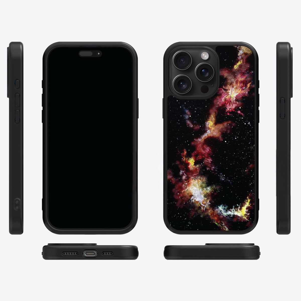 Cosmic Flare - iPhone 15 Pro Case #case type_core (magsafe), #case type_core (non magsafe)