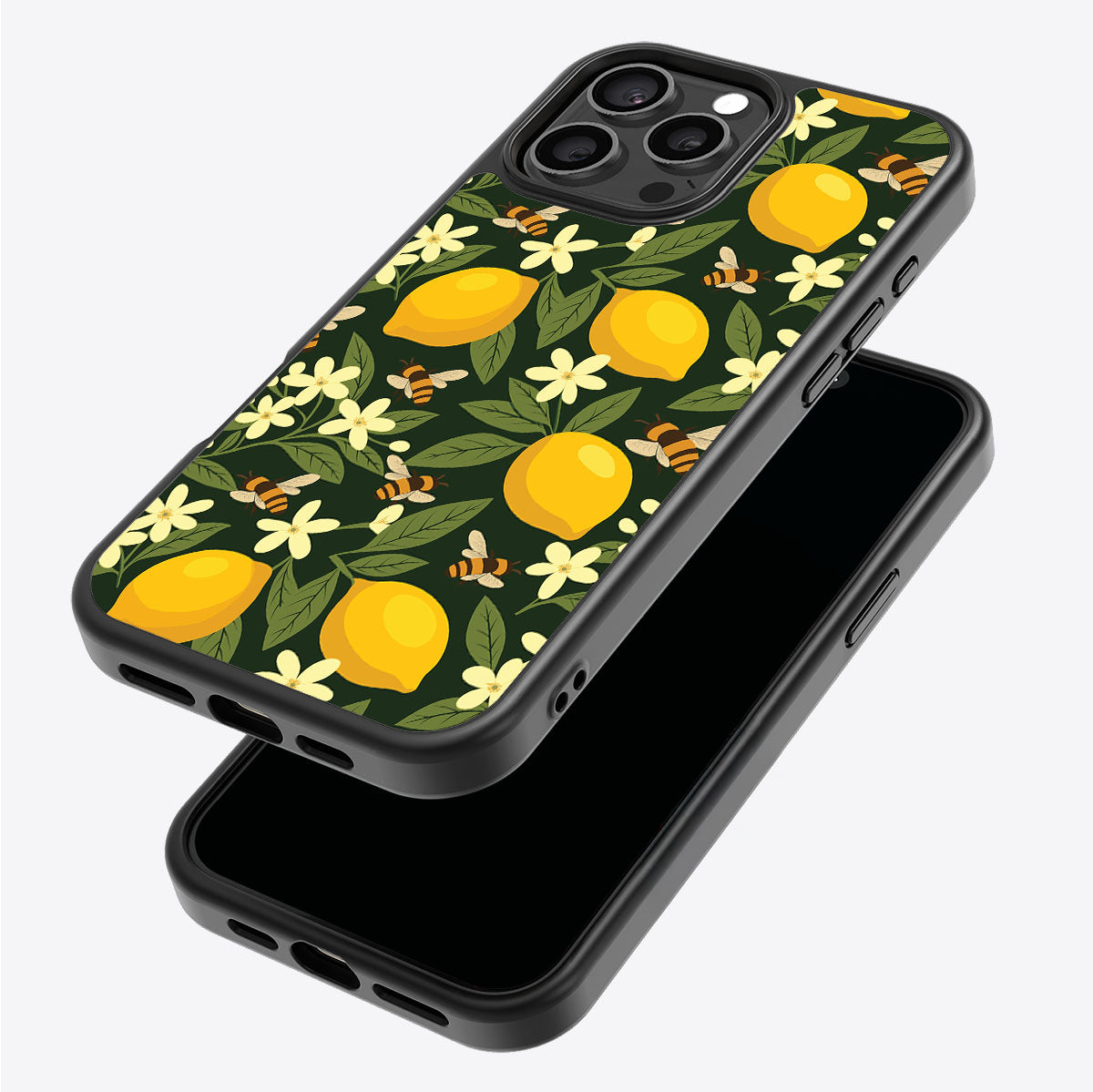Lemon and Bees - iPhone 15 Pro Case #case type_core (magsafe), #case type_core (non magsafe)