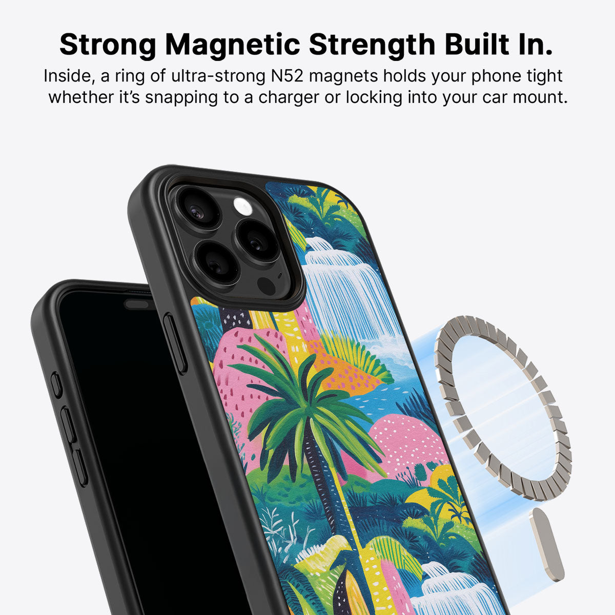 iPhone 15 Pro MagSafe case – Lively Amazon design