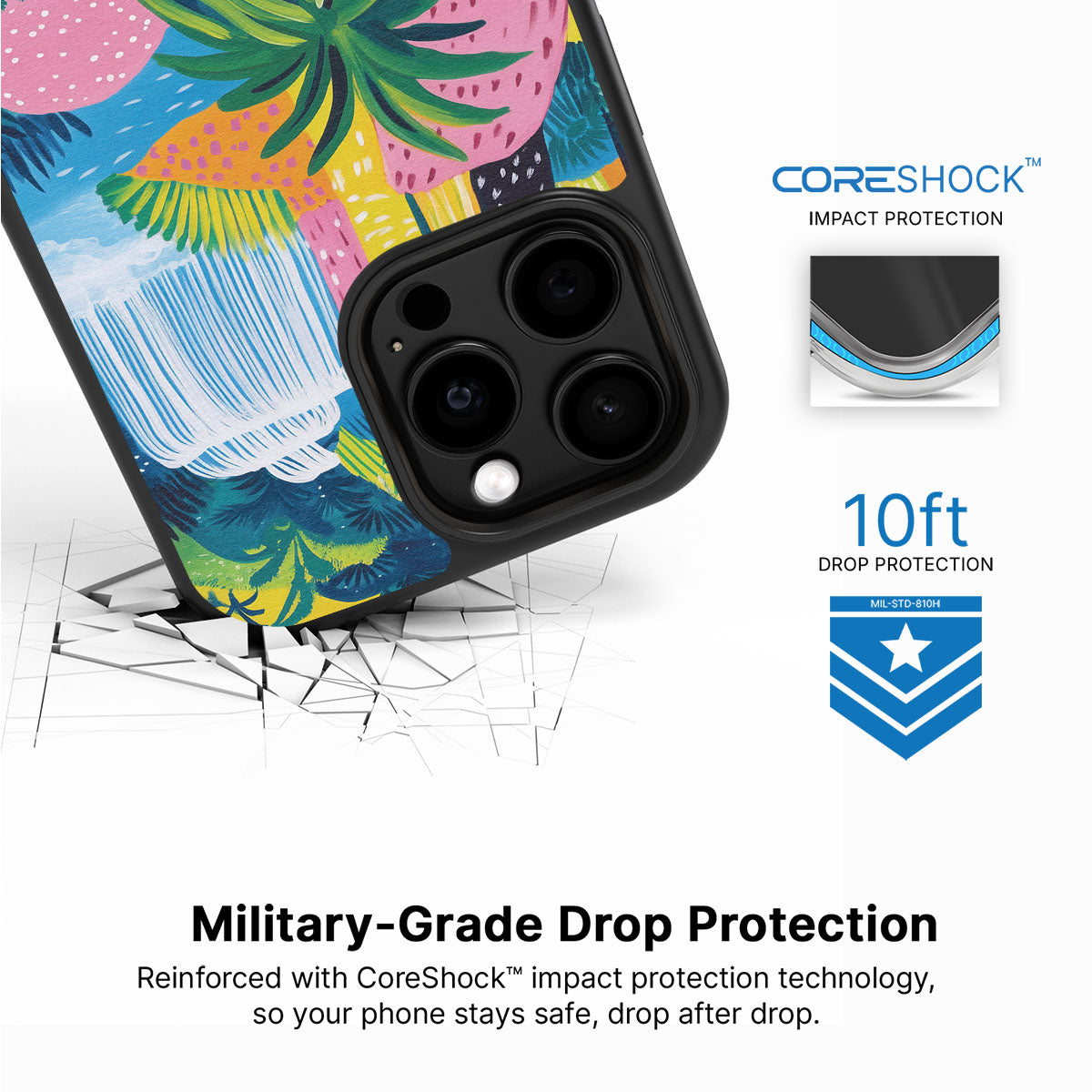 Lively Amazon iPhone 15 Pro case with drop protection