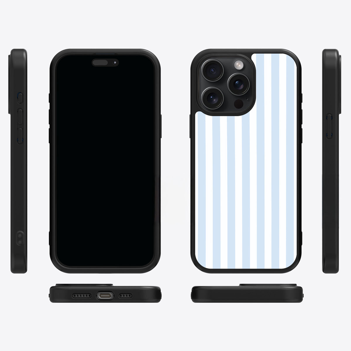 Riviera iPhone 15 Pro case cover – multi-angle view