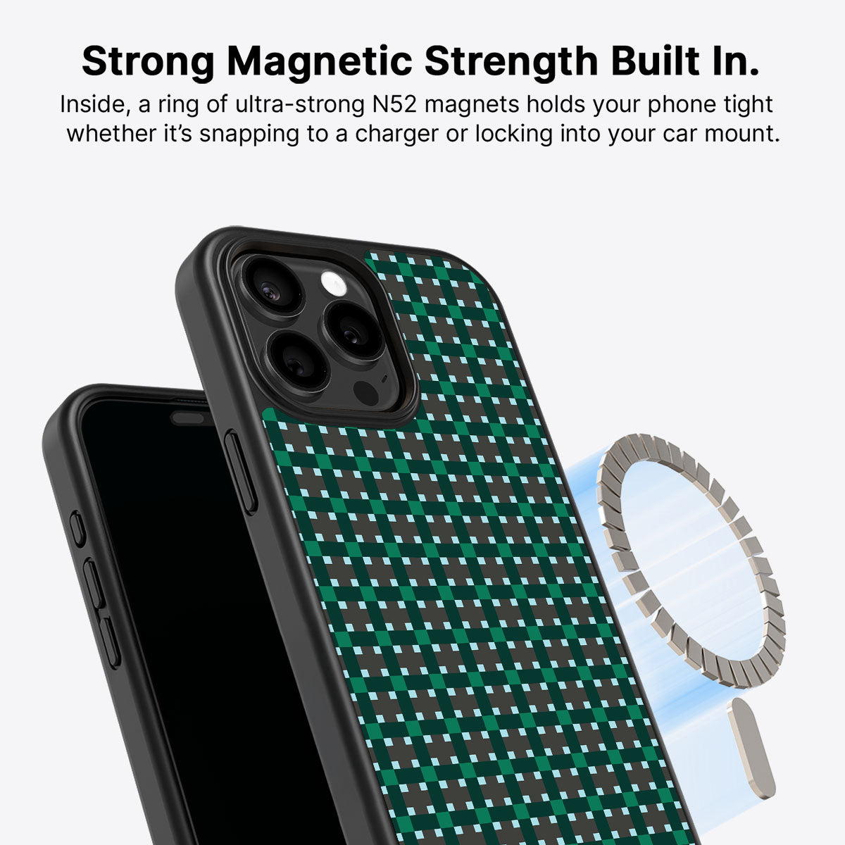 Sea of Emeralds - iPhone 15 Pro Case #case type_core (magsafe)