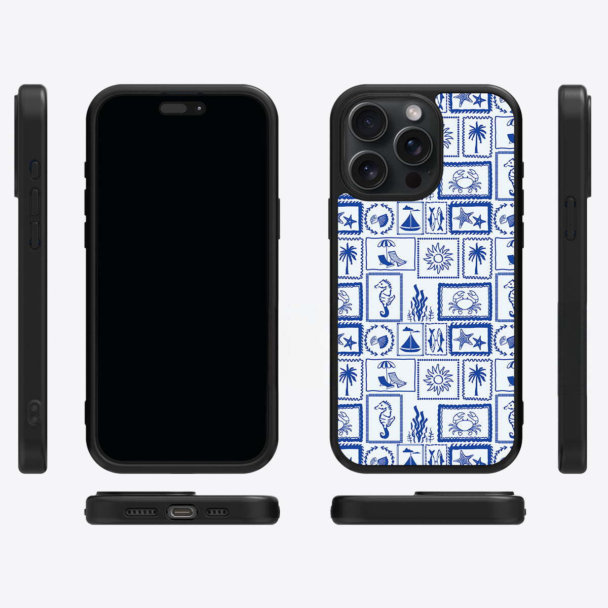 Seaside Sketches - iPhone 15 Pro Case #case type_core (magsafe), #case type_core (non magsafe)
