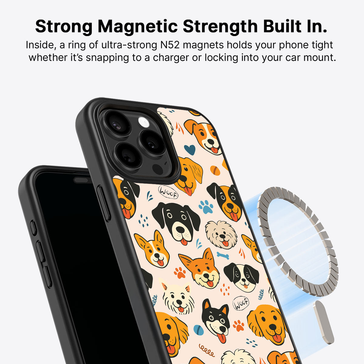 Woof Squad - iPhone 15 Pro Case, #case type_core (magsafe)