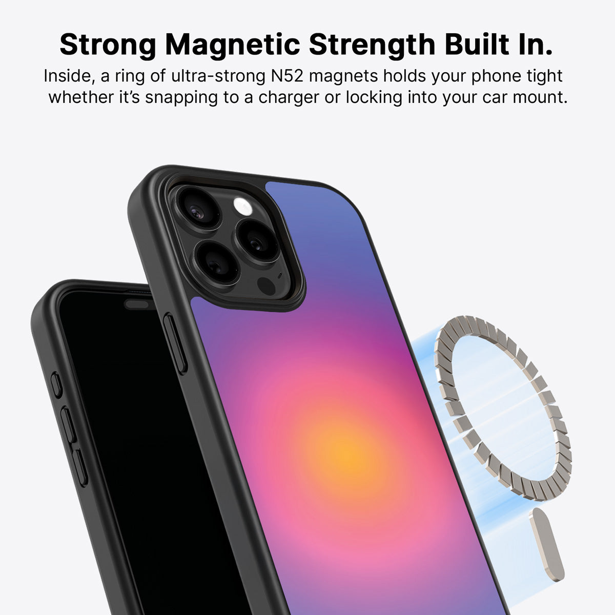 iPhone 15 Pro Max MagSafe case – Aura Glow design
