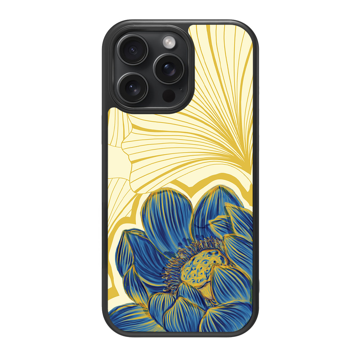 Blue Lotus - iPhone 15 Pro Max Case #case type_core (magsafe), #case type_core (non magsafe)