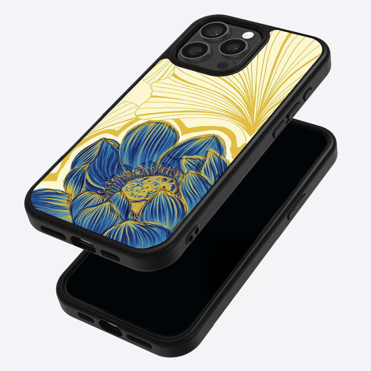 Blue Lotus - iPhone 15 Pro Max Case #case type_core (magsafe), #case type_core (non magsafe)