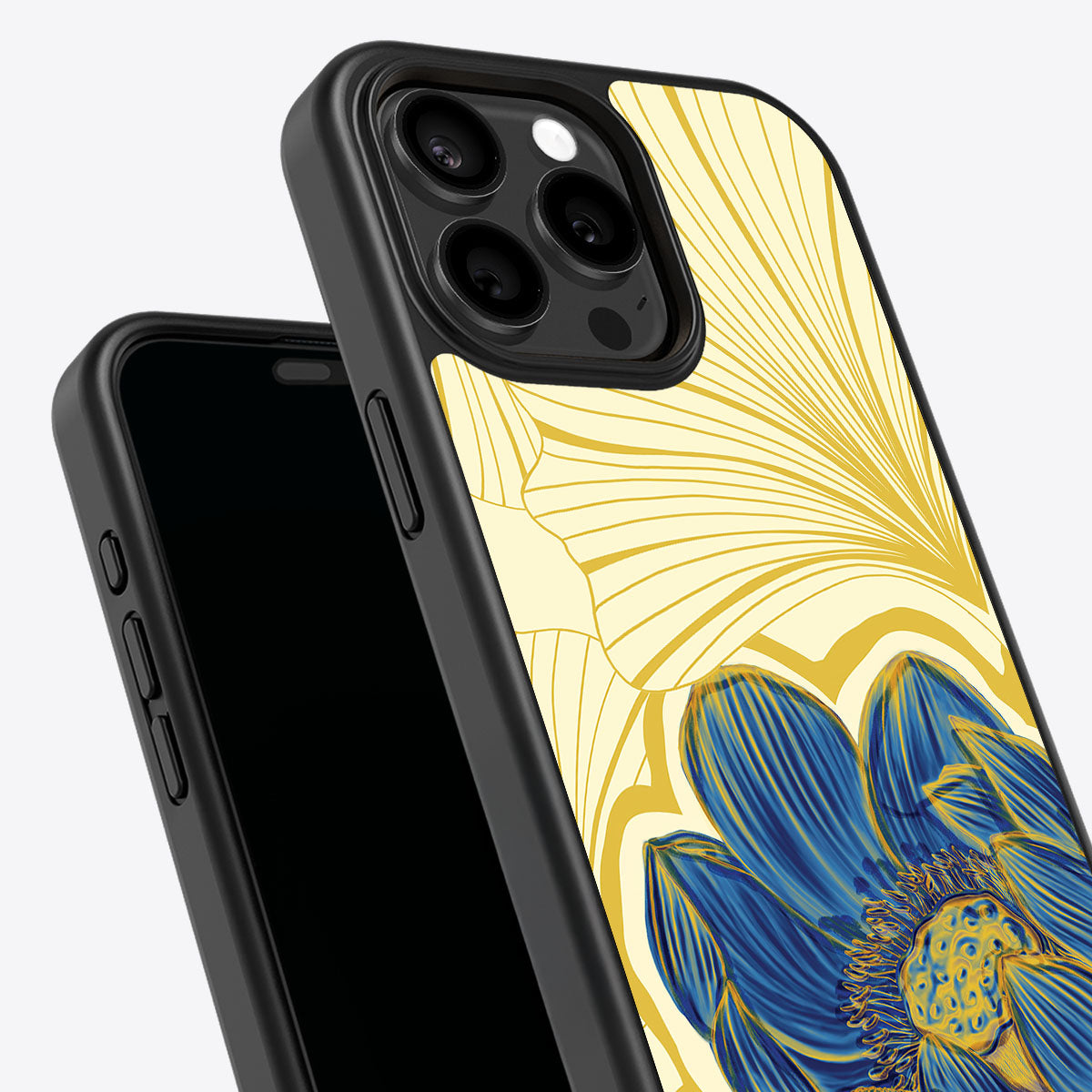 Blue Lotus - iPhone 15 Pro Max Case #case type_core (non magsafe)